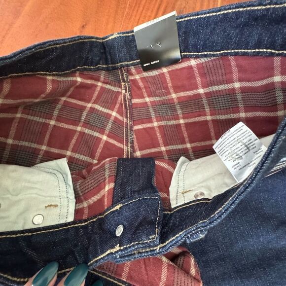 Dickies flannel lined straight leg jeans nwt sz size8 eight - Picture 4 of 6